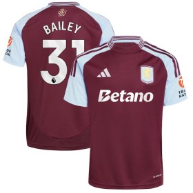 Aston Villa Bailey 31 Hjemme 2024-25 - Fodboldtrøjer (S/S)